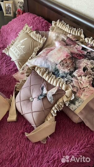 Балдахин, бортики и постельное в детскую кроватку