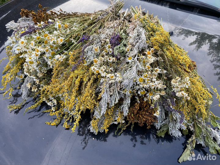 Веник для бани травяной