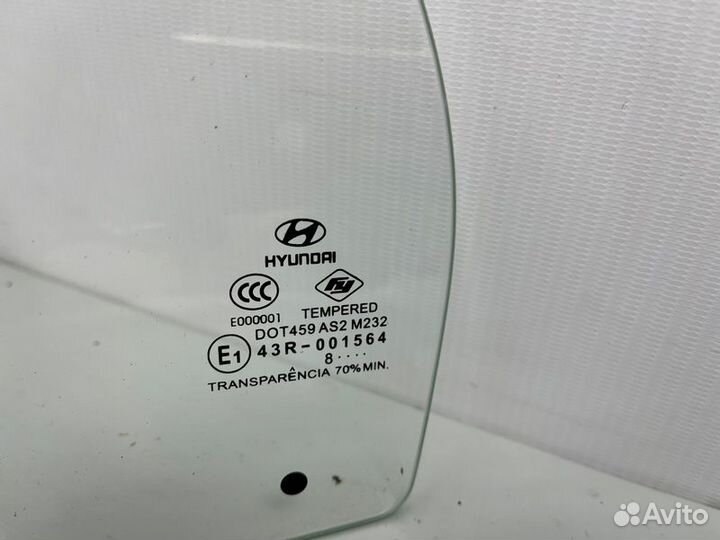 Форточка двери задняя левая Hyundai Accent tagaz