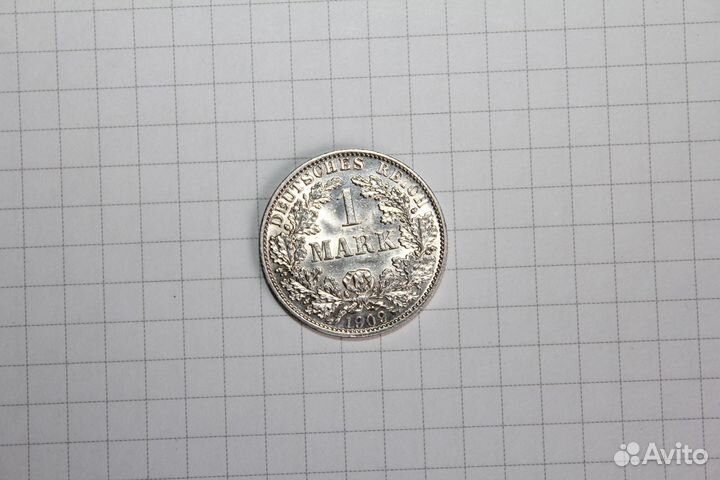 1 марка 1909 год 