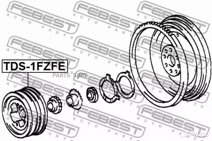 Шкив коленвала TDS1fzfe