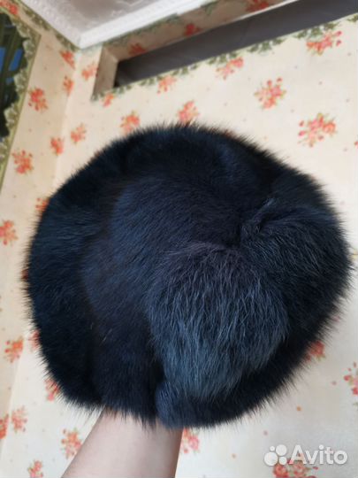 Шапка женская песец