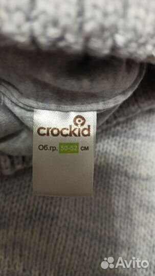 Комплект шапка и снуд для девочки Crocid