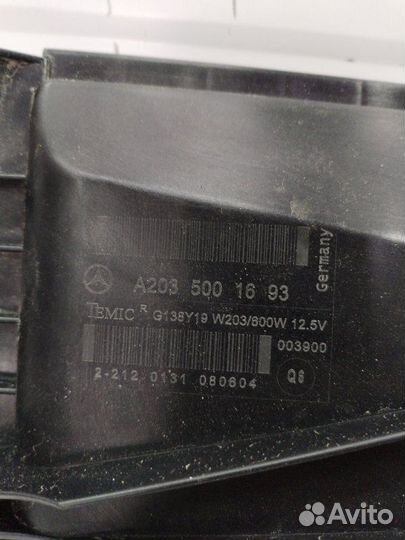 Вентилятор охлаждения Mercedes Clk 320 Av W209