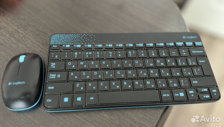 Беспроводная клавиатура и мышь logitech