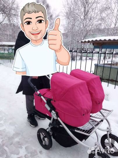 Коляска для двойни Bumbleride
