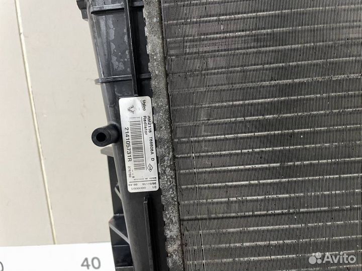 Радиатор охлаждения двигателя Renault Duster 2012