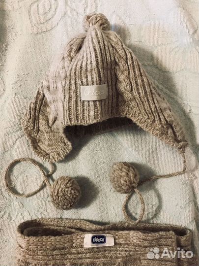 Шапка+шарф Chicco 42