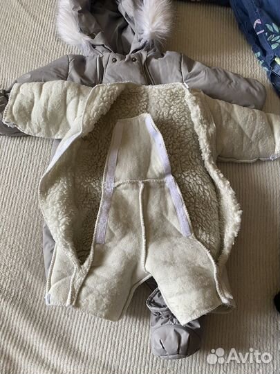 Детский зимний комбинезон трансформер