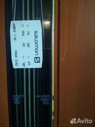 Лыжи беговые salomon