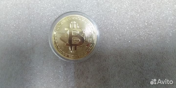 Биткойн в капсуле,подарочный сувенир