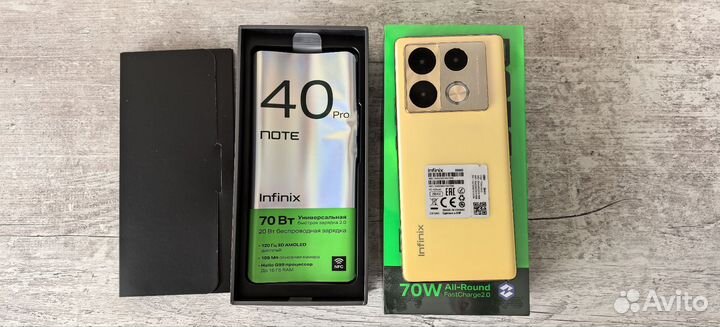 Infinix Note 40 Pro 4G, 8/256 ГБ