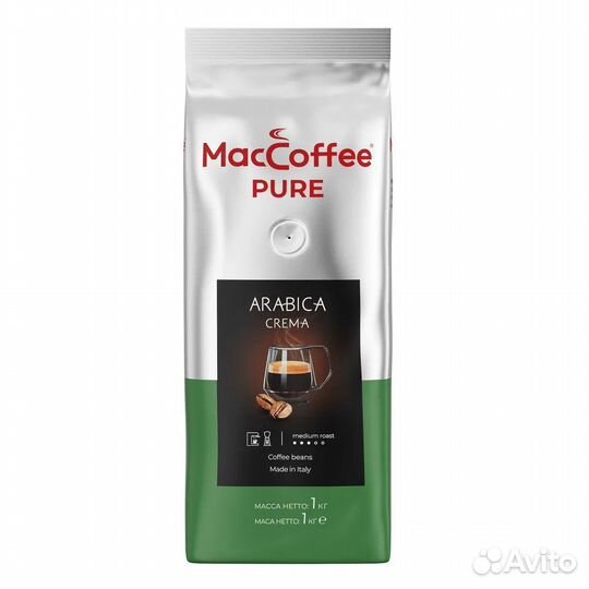 MacCofee кофе зерновой 1кг