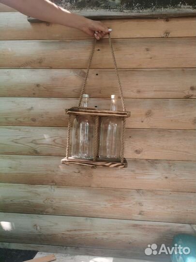 Подарочный набор бутылки на подставке к 23 февраля