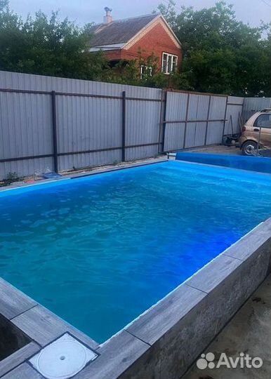 Бассейн 5м*3м*1.5м(из чаши полипропилена)
