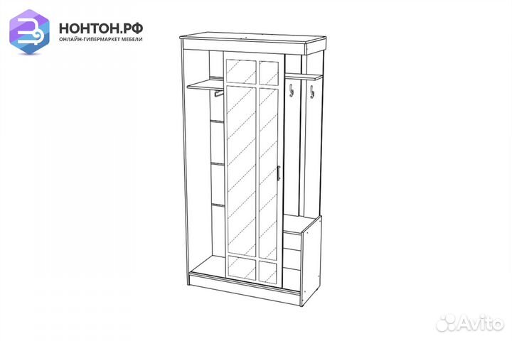 Прихожая Прима ясень шимо
