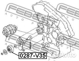 Ролик натяжной 0287V35