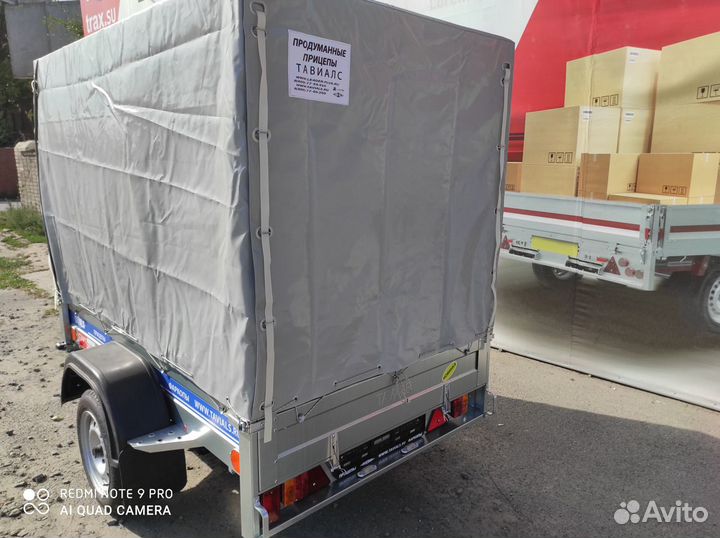 Легковой прицеп 2х1.2 с высоким тентом