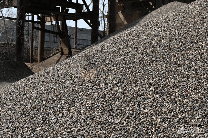 Щебень гравийный под подушку
