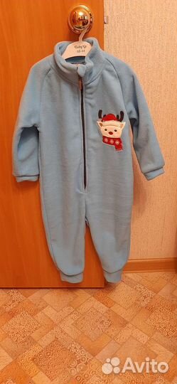 Флисовый комбинезон