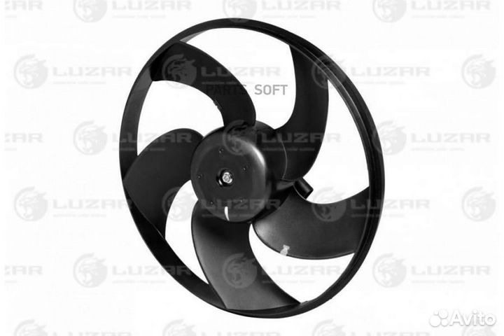 Вентилятор двигателя Peugeot 206 (00) (без кожуха)