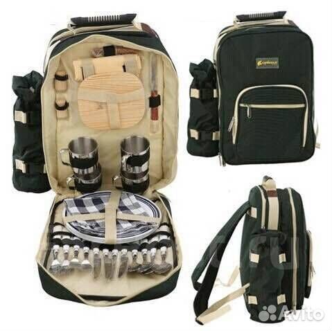 Набор посуды туристической в рюкзаке, Chanodug