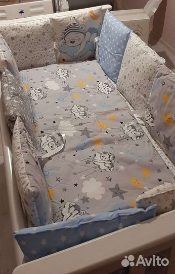 Бортики в детскую кроватку