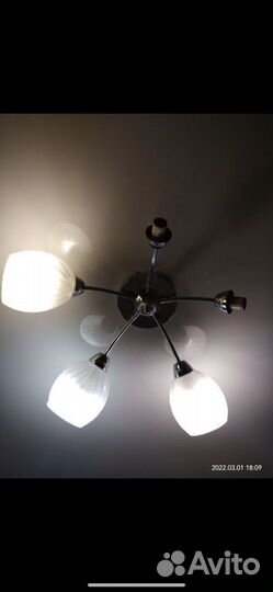 Плафоны на люстру 4шт