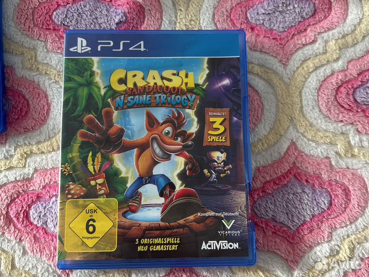 Игровые диски на ps4