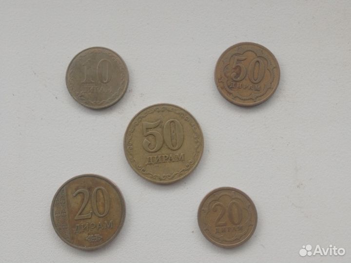 Редкие монеты Таджикистана