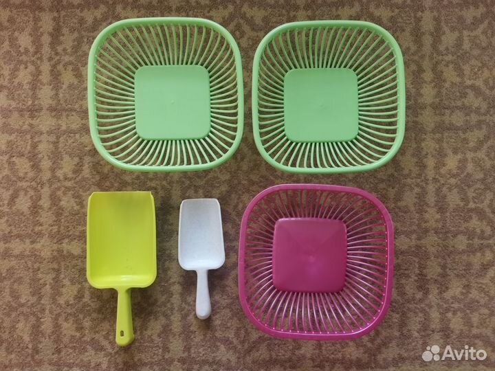 Корзинки для фруктов, совки для сыпучих продуктов