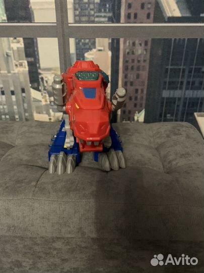 Трансформер Оптимус Прайм-тирекс со звуком «Hasbro