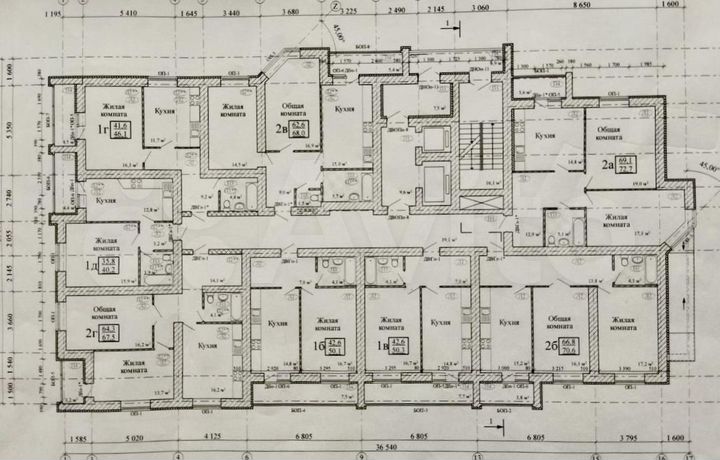 1-к. квартира, 46 м², 4/16 эт.
