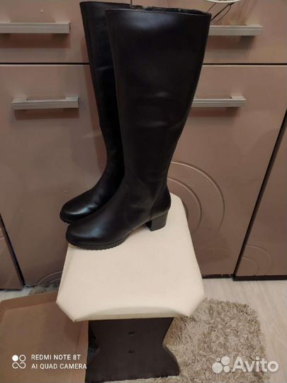 Сапоги демисезонные женские натуральная кожа