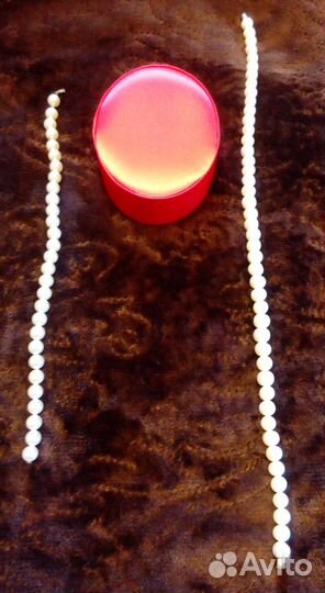 Ожерелье и браслет из жемчуга (бижутерия)