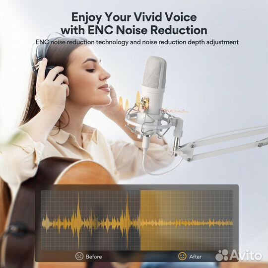 Микрофон Maono AU-A04E (white)