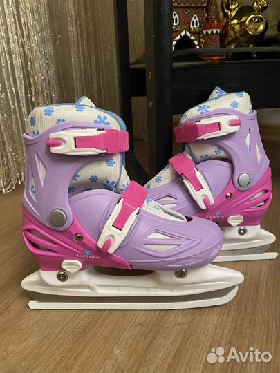 Коньки детские раздвижные 31-34