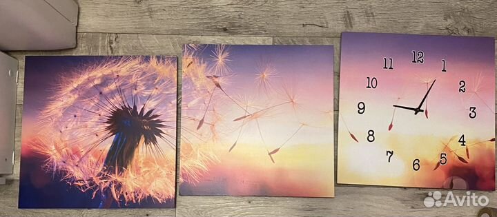 Часы картина