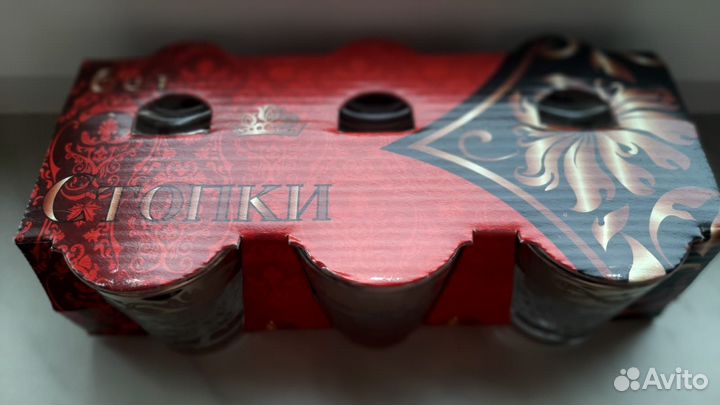 Стопки Барокко и Кристалл 0,05мл, 0,03мл