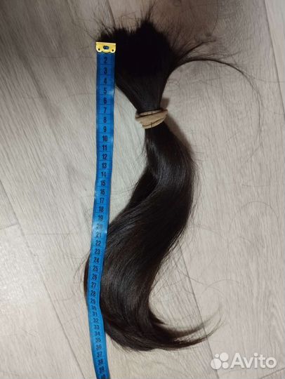 Волосы натуральные срез