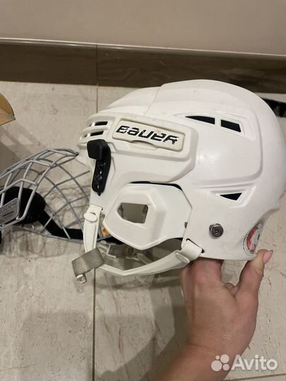 Шлем хоккейный бу детский bauer с маской YTH