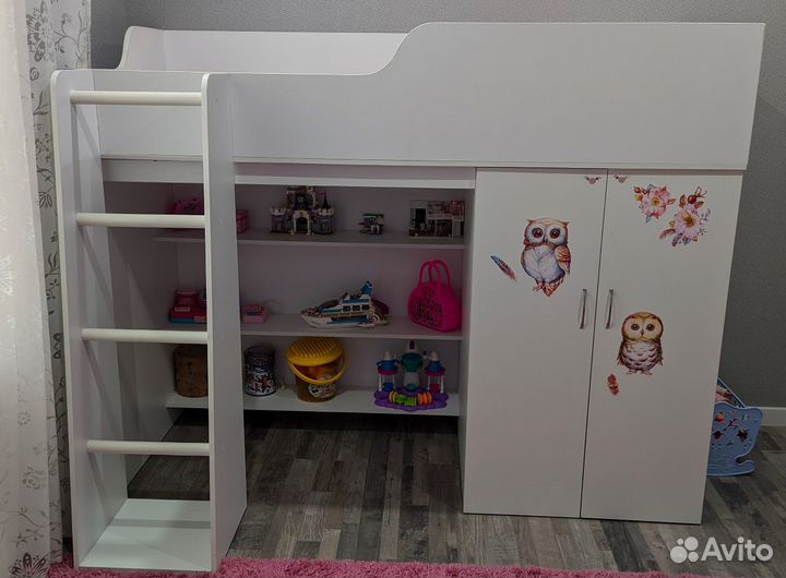 Детская кровать чердак