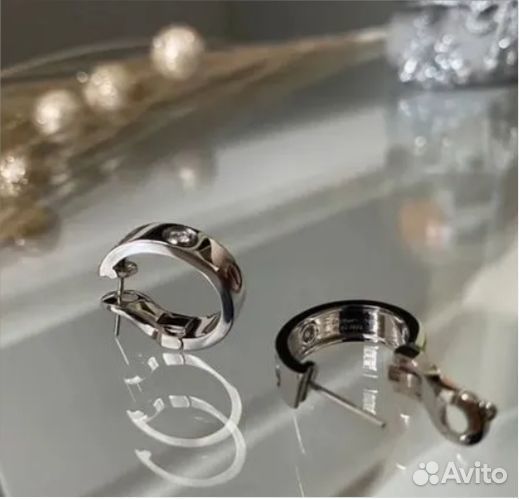 Серьги cartier love