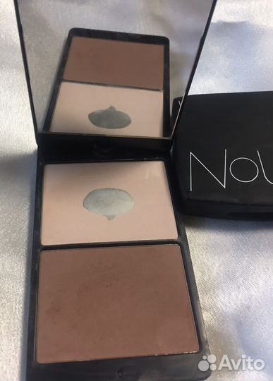 Пудра, тени Nouba
