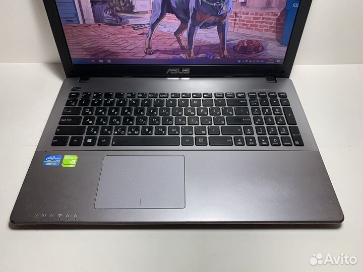 Игровой ноутбук Asus i3/6gb/2видеокарты/512gb
