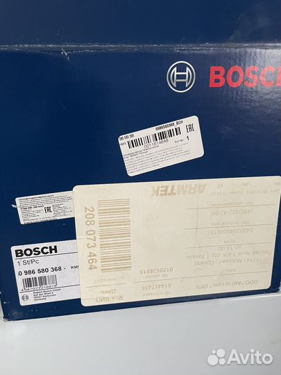 Электробензонасос bosch 0 986 580 368