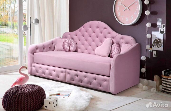 Диван кровать детская с ящиками