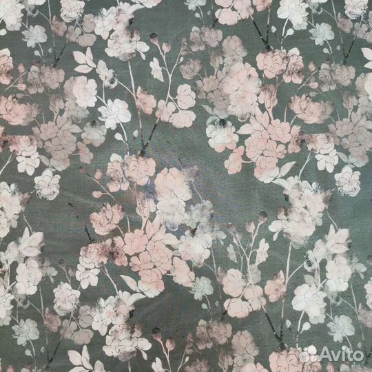 Ткань Шифон с принтом