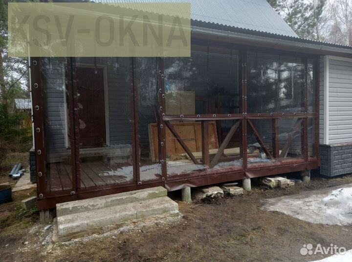 Мягкие окна под ключ