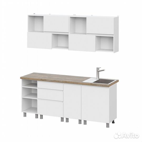 Модульная кухня Одри 2 м. Комплект 1